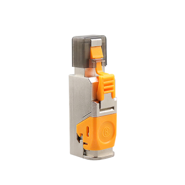 CAT8 FTP TOOLNESS RJ45 Veld Terminatieplug met vergrendeling