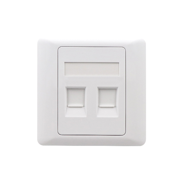 86 TYPE FACEPLATE 2 -poort met sluiter