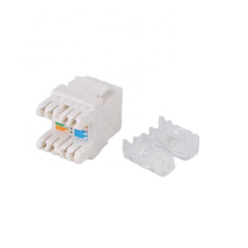 Cat5e UTP 180 graden Punch Down Keystone Jack Short Type