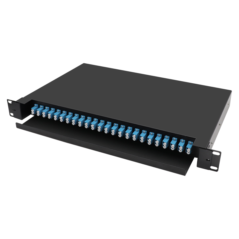 24 Poort 48 Cores LC UPC Duplex Patch Panel Sliding Type