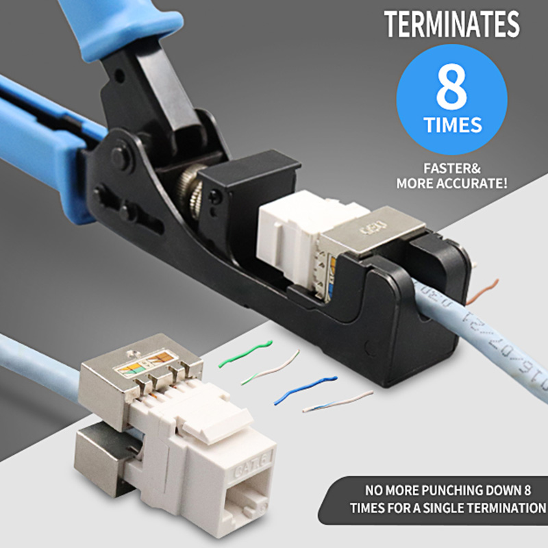 RJ45 Keystone Jack Punch Down Speed ​​Termination Tool voor 180 graden PX-T-DS