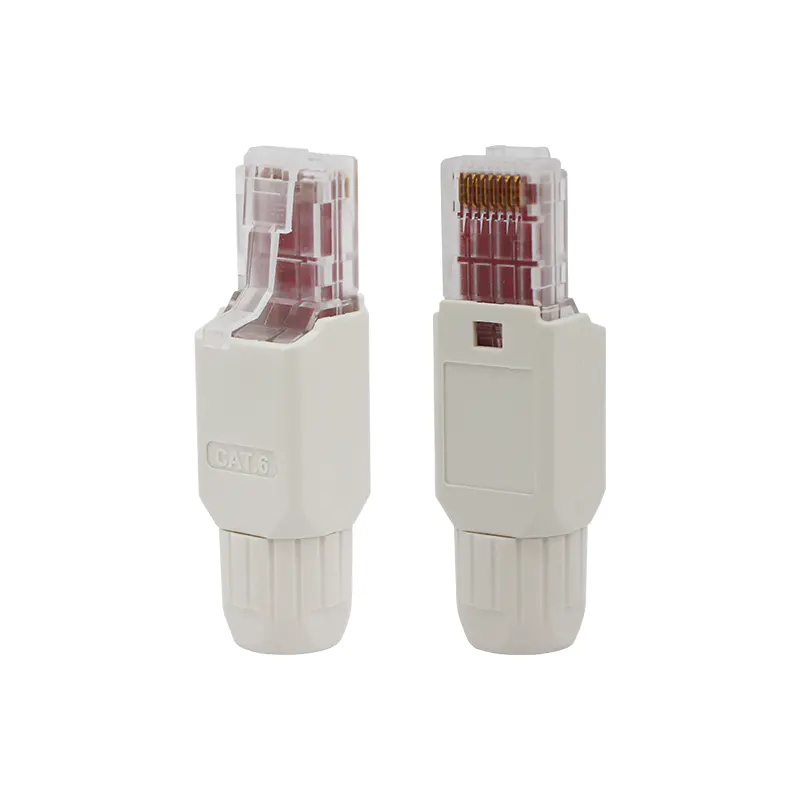 Kan het gebruik van RJ45-stekkers voor veld-beëindigde netwerkproblemen veroorzaakt door slechte verbindingen verminderen?